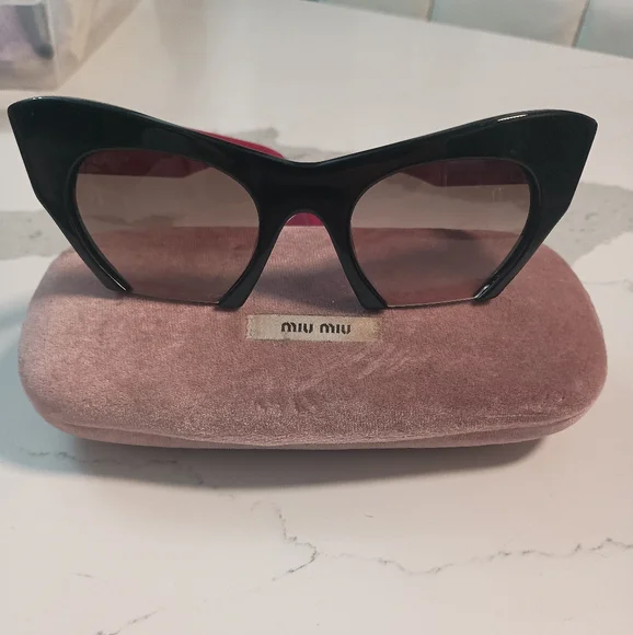 Miu Miu | Accessories | Miu Miu Cut Out Cat Eye Sunglasses  display picture 1